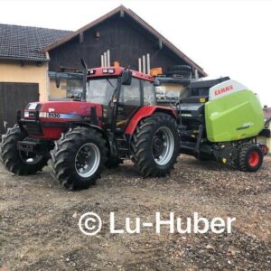 Wir pressen Rundballen variabel von 90cm-170cm