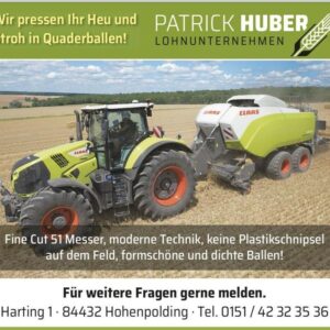 Strohpressen mit Claas Quadrant 5200